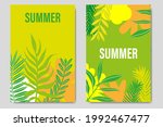 set summer cards perfect for... | Shutterstock .eps vector #1992467477