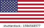 natioanal flag of united states ... | Shutterstock . vector #1586568577