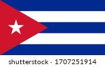 National Flag Of Cuba. Cuban...