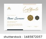 modern design certificate.... | Shutterstock .eps vector #1685872057