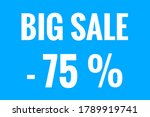 the concept of a  big sale... | Shutterstock . vector #1789919741