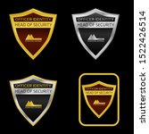 luxury emblem shield gold... | Shutterstock .eps vector #1522426514