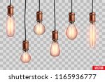 decorative retro design edison... | Shutterstock .eps vector #1165936777