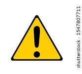 icon risk caution sign simbol... | Shutterstock .eps vector #1547807711