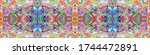 colorful ornamental seamless... | Shutterstock . vector #1744472891
