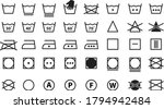 symbols of washable. full icon... | Shutterstock .eps vector #1794942484
