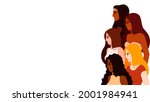 banner of women of different... | Shutterstock .eps vector #2001984941