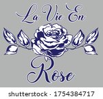 illustration rose design art... | Shutterstock .eps vector #1754384717