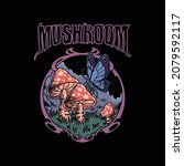 Magic Mushroom Illustration...