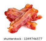 Bacon isolated on white...