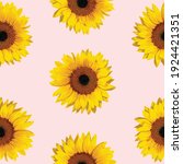 Seamless Pattern Sunflowers...