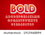 modern and futuristic font with ... | Shutterstock .eps vector #1915468894