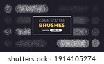 halftone grain scatter brushes... | Shutterstock .eps vector #1914105274
