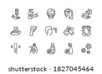 line icons set about... | Shutterstock .eps vector #1827045464