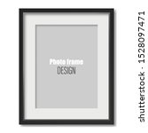 gray photo frame with shadow.... | Shutterstock .eps vector #1528097471