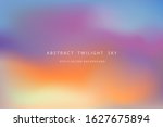 beautiful abstract twilight sky ... | Shutterstock .eps vector #1627675894