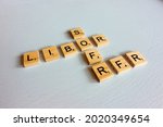 Small photo of New York - 5 August 2021: LIBOR, SOFR and RFR, abbreviations relevant for the IBOR transition to risk-free rates such as the "secured overnight financing rate" in the banking industry