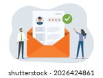 business email marketing design.... | Shutterstock .eps vector #2026424861