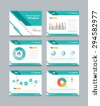 business presentation template... | Shutterstock .eps vector #294582977