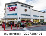 Small photo of Raleigh, North Carolina USA-11 16 2022: Trader Joe's is a Specialty Grocery Store Chain Based in California.