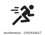 man fast run icon  rush icon... | Shutterstock .eps vector #1542414617