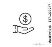 save money icon symbol vector.... | Shutterstock .eps vector #1571233297