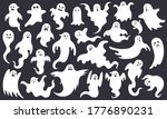 Spooky Halloween Ghost. Scary...