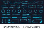 futuristic interface ui... | Shutterstock .eps vector #1896993091