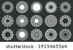 vintage lace doily. round... | Shutterstock .eps vector #1915465564
