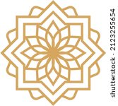 abstract oriental muslim arabic ... | Shutterstock .eps vector #2123255654