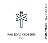 Rail Road Crossing Cross Signal ...