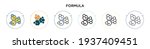 formula icon in filled  thin... | Shutterstock .eps vector #1937409451