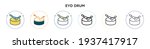 eyd drum icon in filled  thin... | Shutterstock .eps vector #1937417917
