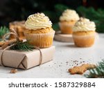 Gingerbread Cupcakes With Cream ...