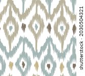 ikat pattern seamless repeat... | Shutterstock .eps vector #2030504321
