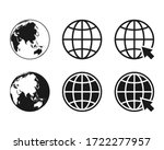 collection of globe icon symbol ... | Shutterstock .eps vector #1722277957