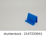 Desktop Mobile Phone Holder Tablet Stand , Blue plastic Stand Holder for Cellphone
