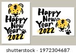 japanese new year's card. 2022... | Shutterstock .eps vector #1972304687