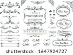 text ornaments black and white... | Shutterstock .eps vector #1647924727