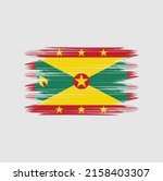 grenada flag brush vector... | Shutterstock .eps vector #2158403307