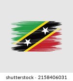 saint kitts and nevis flag... | Shutterstock .eps vector #2158406031