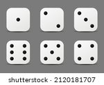 Dice Sides Or Dice Faces Icon...