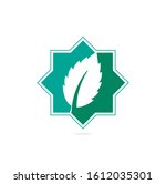 mint leaf element vector icon.... | Shutterstock .eps vector #1612035301