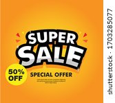 special offer final sale banner ... | Shutterstock .eps vector #1703285077