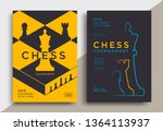 chess tournament poster... | Shutterstock .eps vector #1364113937