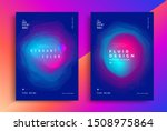 minimal poster layout with... | Shutterstock .eps vector #1508975864