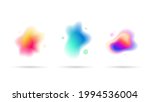 set of abstract gradient shapes.... | Shutterstock .eps vector #1994536004