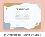 modern certificate template... | Shutterstock .eps vector #2045991887