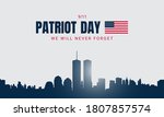 patriot day background with new ... | Shutterstock .eps vector #1807857574