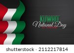 kuwait national day background. ... | Shutterstock .eps vector #2112217814